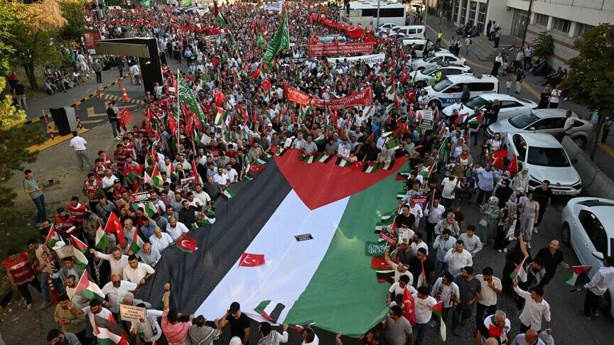 Free Palestine for Gaza March in Ankara