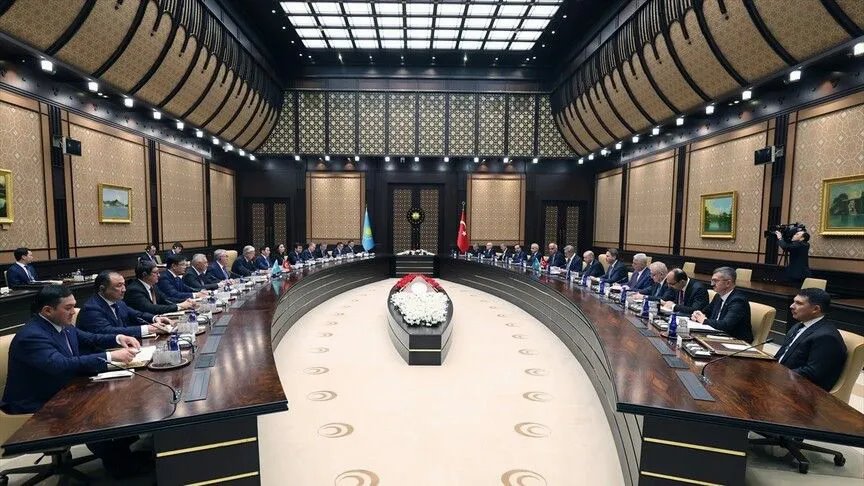 Kazakistan Cumhurbaşkanı Ankarada Erdoğan ile görüştü