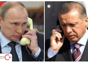 توافق اردوغان و پوتین بر سر سفر پوتین در تماس تلفنی با یکدیگر