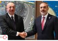 استقبال رئیس جمهور آذربایجان از وزیر امور خارجه ترکیه
