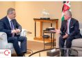 دیدار وزیر امورخارجه ترکیه با پادشاه اردن