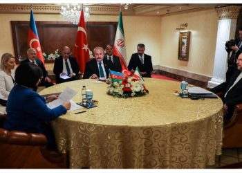 Iran parliaments head negotiation with Turkiye and Azerbaijan counterpart