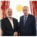 دیدار اسماعیل هنیه رئیس دفتر سیاسی حماس و رجب طیب اردوغان رئیس جمهور ترکیه در استانبول