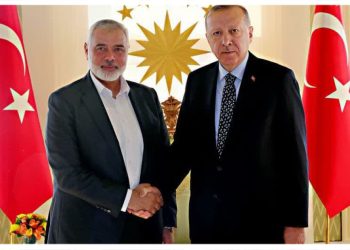 عرض تسلیت رجب طیب اردوغان به اسماعیل هنیه