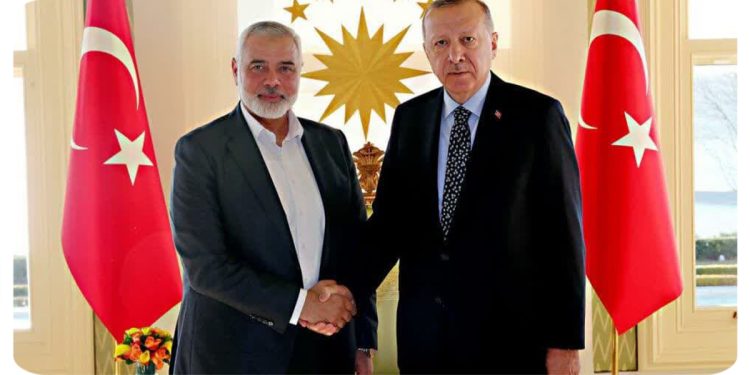 عرض تسلیت رجب طیب اردوغان به اسماعیل هنیه