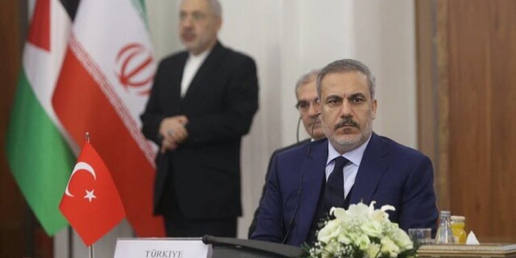 The meeting of the Foreign Ministers of Iran and Turkey on the sidelines of the extraordinary session of the Foreign Ministers of the Organization of Islamic Cooperation in Jeddah.