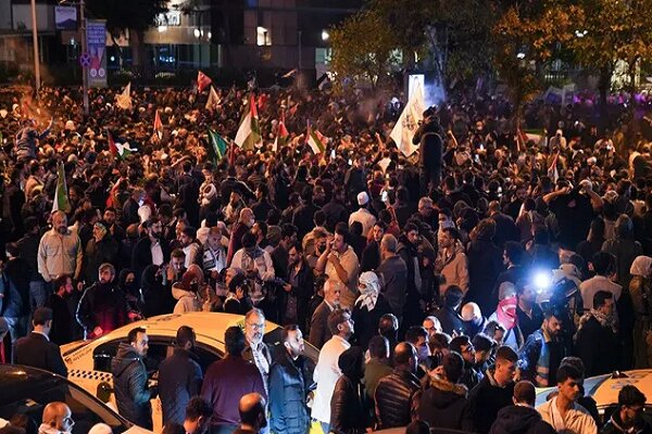 Massive protests in Istanbul, Turkey