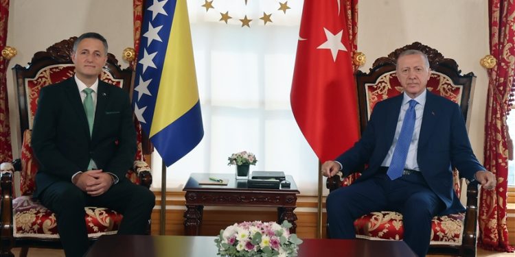 Turkish President Meets with Member of the Presidential Council of Bosnia and Herzegovina