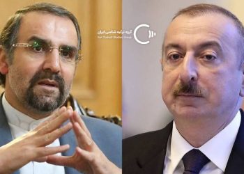 دیدار معاون سیاسی دفتر رییس جمهور ایران مهدی سنایی با الهام علی آف