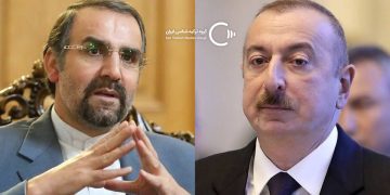 دیدار معاون سیاسی دفتر رییس جمهور ایران مهدی سنایی با الهام علی آف