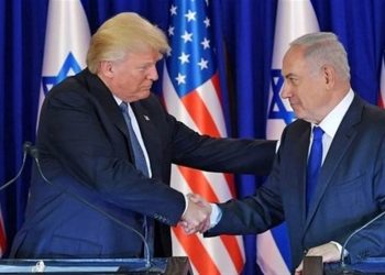 دیدار رئیس جمهور آمریکا و نخست وزیر رژیم صهیونیستی