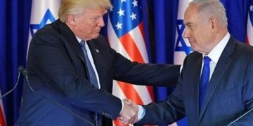 دیدار رئیس جمهور آمریکا و نخست وزیر رژیم صهیونیستی