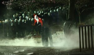 The behavior of the police during the Sarajhane protests: the defendants' accounts in court