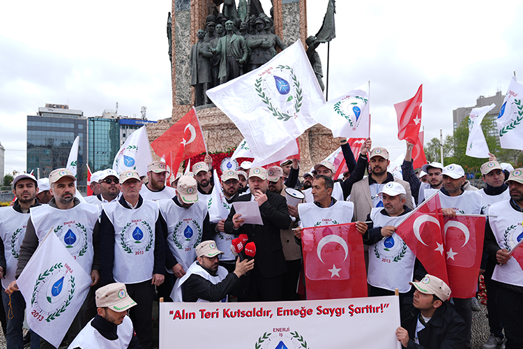 Türkiye'de Dünya İşçi Bayramı'nın kutlanması