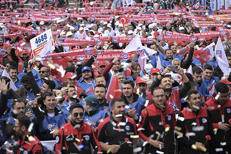 Türkiye'de Dünya İşçi Bayramı'nın kutlanması