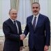 هاکان فیدان، وزیر امور خارجه ترکیه، در جریان سفر رسمی خود به مسکو با ولادیمیر پوتین دیدار و گفتگو کرد. این ملاقات که در کاخ کرملین برگزار شد، حدود دو ساعت به طول انجامید و طرفین درباره آخرین تحولات جنگ اوکراین و راه‌های پایان دادن به آن بحث کردند.