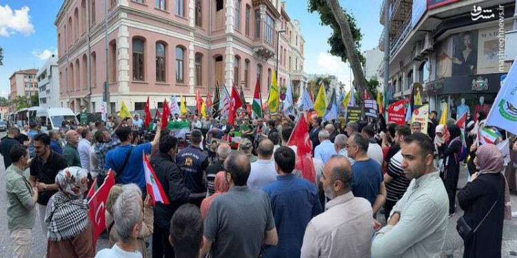 همبستگی مردم ترکیه با ایران