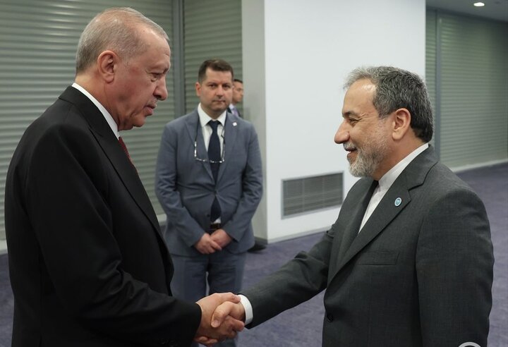 وزیر امور خارجه ایران با رئیس جمهور ترکیه