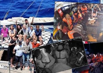 اسرائیل 4 فعال را از کشتی حامل کمک به غزه اخراج کرد