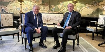 دیدار اردوغان با ترامپ در حاشیه اجلاس ناتو