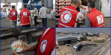 کمک‌های هلال احمر ترکیه برای غیرنظامیان استان سویدای سوریه