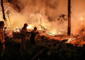 ادامه تلاش برای خاموشی آتش در ترکیه