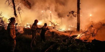 ادامه تلاش برای خاموشی آتش در ترکیه