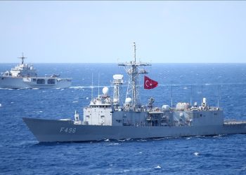 مشاركة مجموعة الأناضول التركية في مناورات الناتو