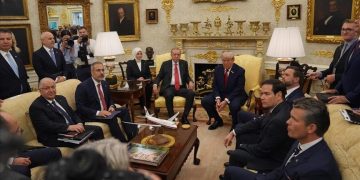 Official Meeting of Erdoğan and Trump at the White House