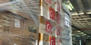 ۹۰۰ تن کمک بشردوستانه ترکیه راهی غزه شد