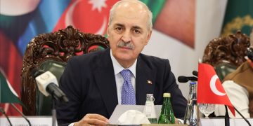 Palestine was the main focus of Kurtulmuş’s speech at the trilateral parliamentary meeting