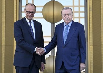 الاستقبال الرسمي لأردوغان للمستشار الألماني في أنقرة