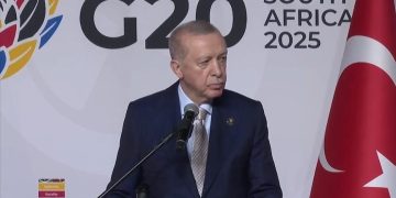 سخنان اردوغان درباره غزه در اجلاس گروه ۲۰
