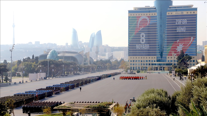 Erdoğan in Baku for Azerbaijan’s Victory Day Ceremony