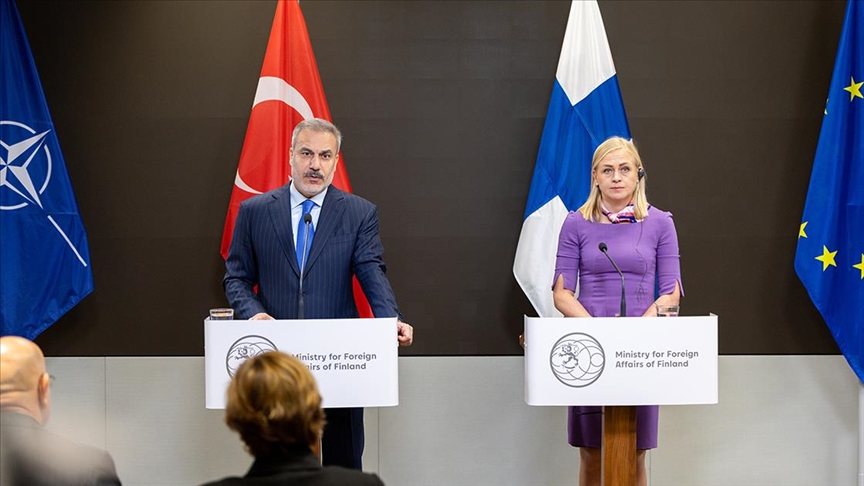 Meeting of the Foreign Ministers of Turkey and Finland in Helsinki