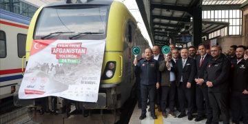 Turkey Sends 1,300 Tons of Humanitarian Aid to Afghanistan via “Charity Train”