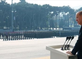 Erdoğan in Baku for Azerbaijan’s Victory Day Ceremony