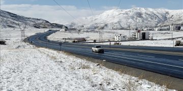 The first autumn snow covered the highlands of eastern Turkey in white