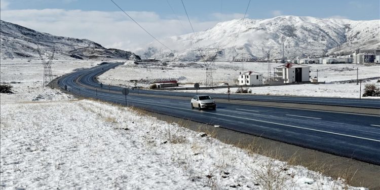 The first autumn snow covered the highlands of eastern Turkey in white