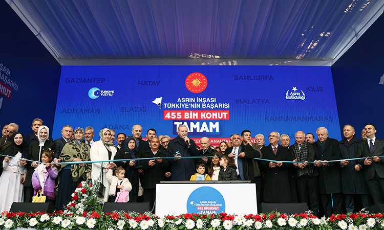 Erdoğan: 455 Thousand Housing Units Delivered