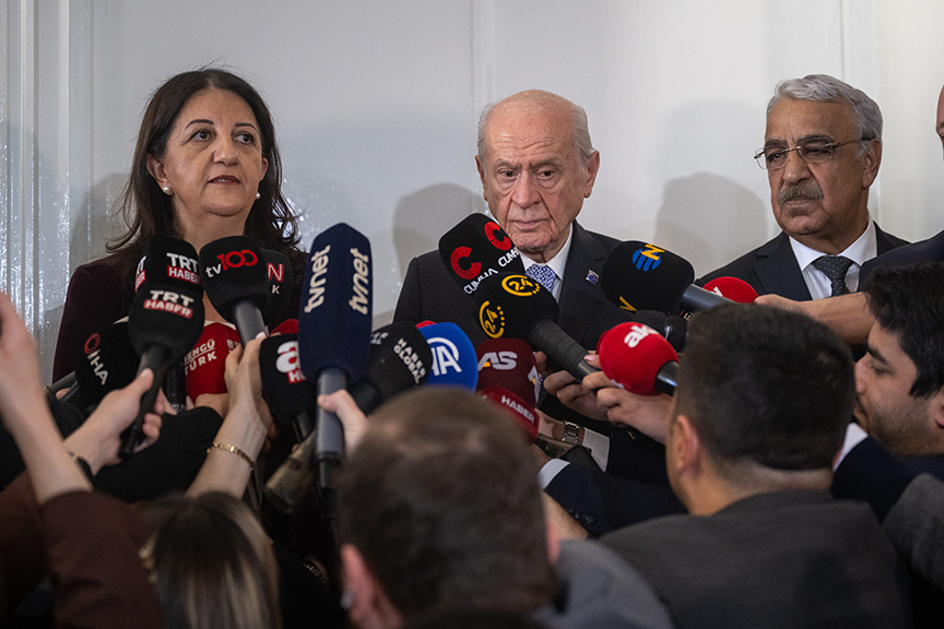 دیدار دولت باحچلی با هیات حزب دموکراتیک