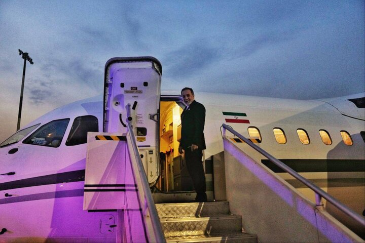 لقاء عراقجي مع إلهام علييف في باكو