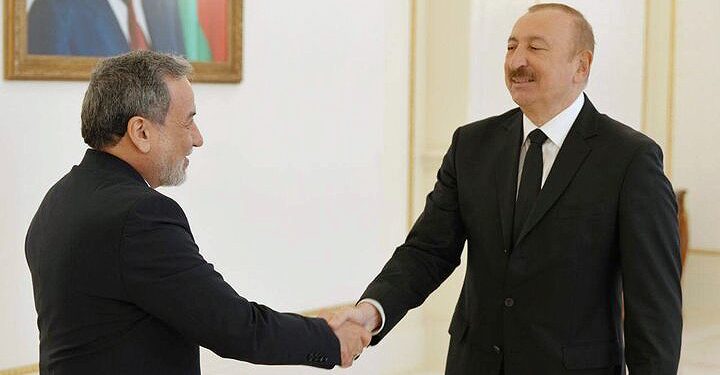 لقاء عراقجي مع إلهام علييف في باكو