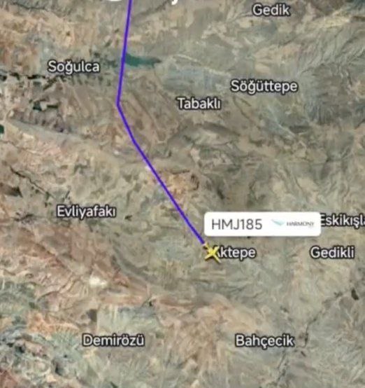 سقوط هواپیمای حامل فرمانده ارتش لیبی در نزدیکی آنکارا