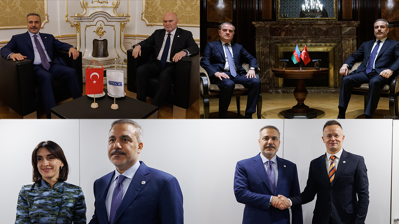 مشاركة هاكان فيدان في اجتماع فيينا