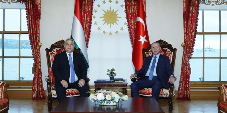 Meeting of the President of Turkey and the Prime Minister of Hungary in Istanbul