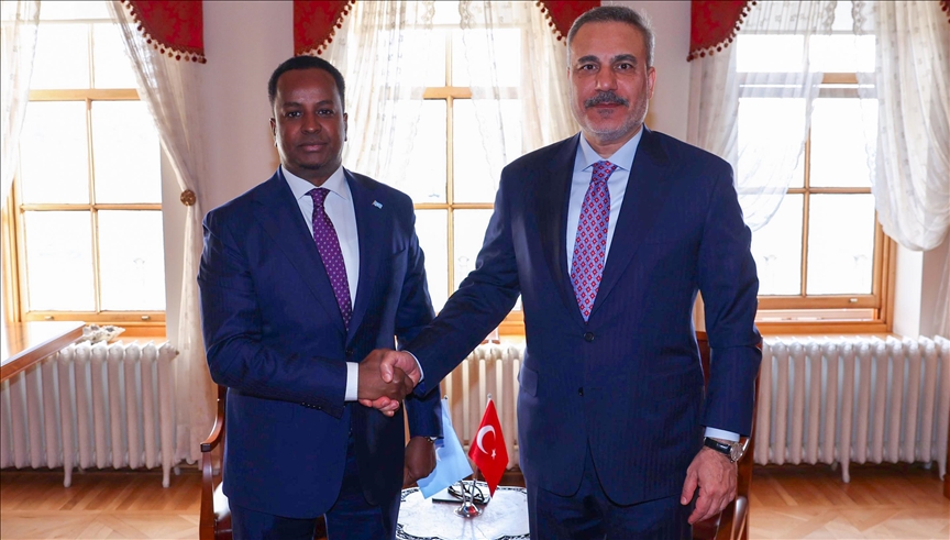 الاجتماع المشترك لرئيسي تركيا والصومال في إسطنبول