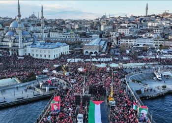 The Year 2026 Begins with a Major March in Istanbul in Support of Gaza