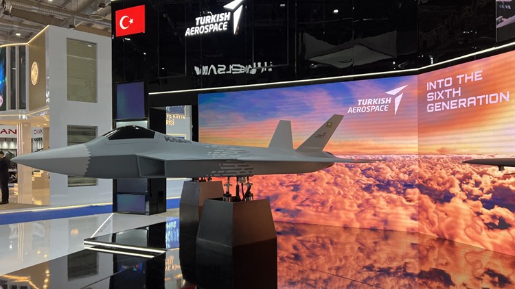 Digital Showcase of Turkey's New Generation Fighter in Saudi Arabia