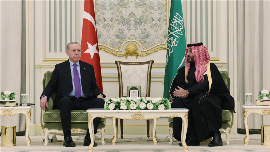 Meeting Between Erdoğan and Saudi Crown Prince in Riyadh